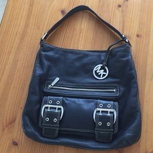 Black Leather Michael Kors Purse
